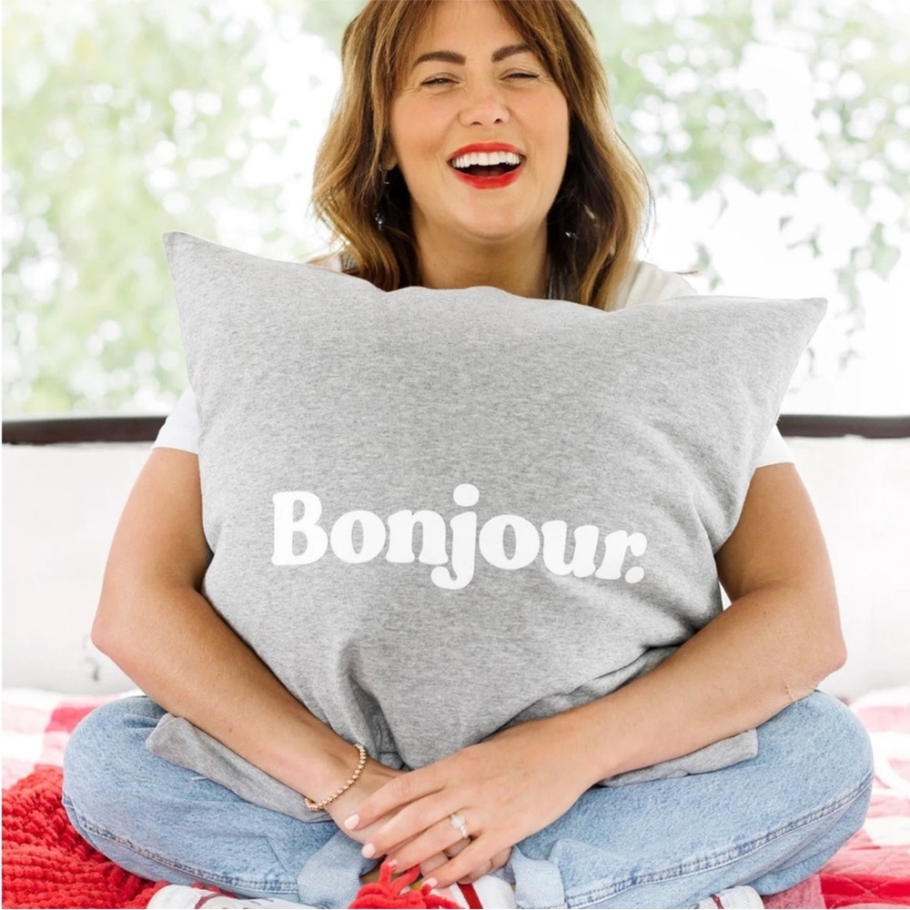 Jillian Harris Fall 2022 Bonjour Pillow Cover